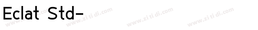 Eclat Std字体转换